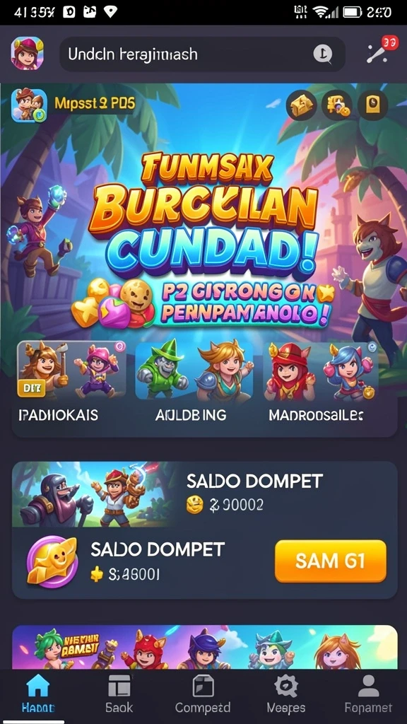 hujantoto - Screenshot menunjukkan berbagai permainan yang tersedia di HUJANTOTO.