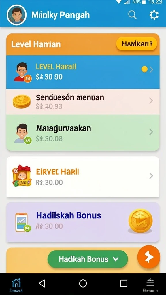 jawabet88 - Tampilan antarmuka pengguna yang intuitif.